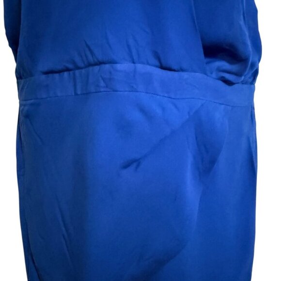 Mason Blue Silk Dress SZ 4 Cocktail Party - Picture 3 of 6